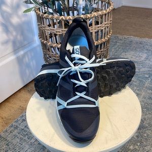 Blue and Black Adidas Terrex
